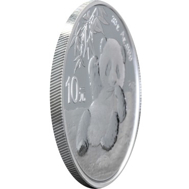 Срібна монета 30g Китайська Панда 10 юань 2020 Китай