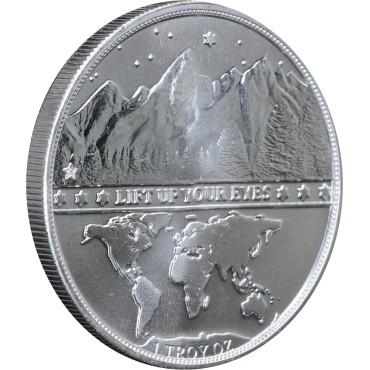 Срібний раунд 1oz Підніми Очі 1 талант США