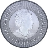 Серебряная монета 1oz Кенгуру 1 доллар 2020 Австралия
