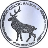 Серебряная монета 1oz Волк (Canis Lupus) 20 франков Конго 2019