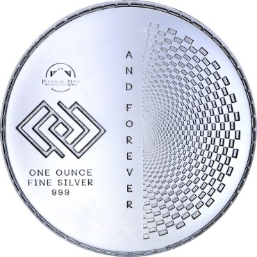 Срібний раунд 1oz Хронос 2017 США