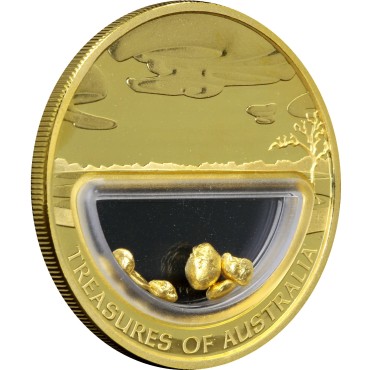 Золота монета 1oz Скарби Австралії 100 доларів 2010 Австралія