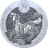Серебряная монета 1oz Год Собаки 50 франков 2018 Руанда