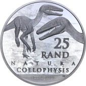 Серебряная монета 1oz Целофиз 25 ранд 2020 Южная Африка