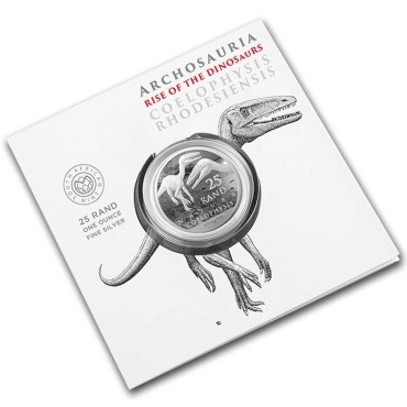 Серебряная монета 1oz Целофиз 25 ранд 2020 Южная Африка