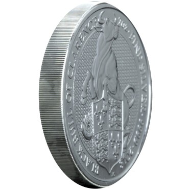 Срібна монета 2oz Чорний Бик 5 фунтів 2018 Великобританія