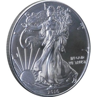 Срібна монета 1oz Американський Орел 1 долар 2016 США