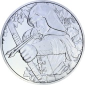 Серебряная монета 1oz Робин Гуд 1,5 евро 2019 Австрия