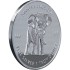 Серебряная монета 1oz Слон 5000 франков КФА 2019 Чад
