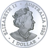 Серебряная монета 1oz Ирландский Олень серия "Кельтские животные" 500 франков КФА 2019 Чад