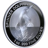 Серебряная монета 1oz Ирландский Олень серия "Кельтские животные" 500 франков КФА 2019 Чад