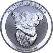 Срібна монета 1oz Коала 1 долар 2020 Австралія