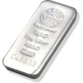 Срібний зливок 1000 грам 999 Fine Silver 1Kilo Argor-Heraeus