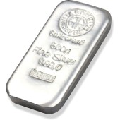 Срібний зливок 500 грам 999 Fine Silver Argor-Heraeus