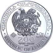 Срібна монета 1/2oz Ноїв Ковчег 200 драм 2019 Вірменія