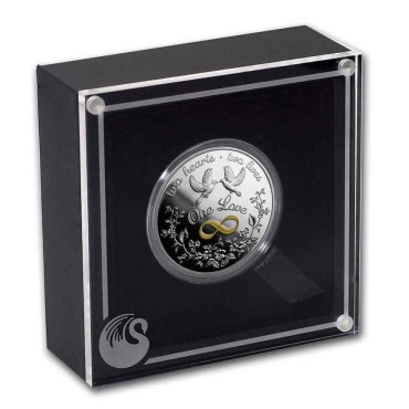 Срібна монета 1oz Єдине Кохання 1 долар 2020 Австралія