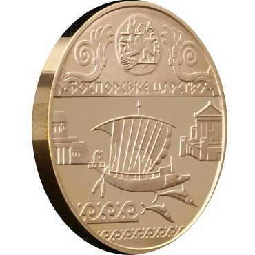 Золотая монета 1oz Боспорское Царство 100 гривен 2010 Украина