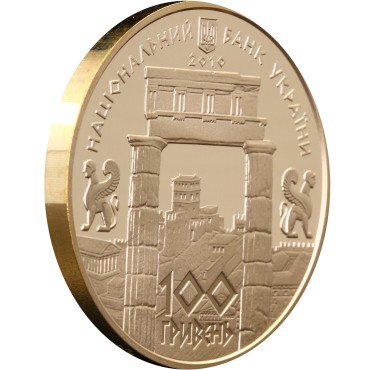 Золотая монета 1oz Боспорское Царство 100 гривен 2010 Украина