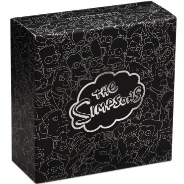 Серебряная монета 1oz Мэгги Симпсон (серия "Симпсоны") 1 доллар 2019 Тувалу (цветная)