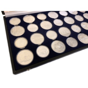 Набір срібних монет (28шт.) "XXI літні Олімпійські Ігри в Монреалі" 5-10 доларів Канада 1973