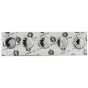 Серебряная монета 1oz Сильвербэк Горилла 5000 франков КФА 2020 Конго