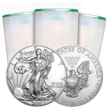 Срібна монета 1oz Американський Орел 1 долар 2020 США