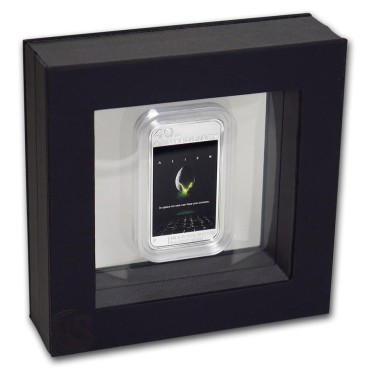 Серебряная монета 1oz "Чужой" 40-летие 1 доллар 2019 Тувалу