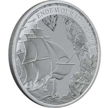 Срібна монета 1oz Індевор 1770-2020 1 долар 2020 Австралія