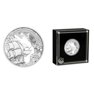 Срібна монета 1oz Індевор 1770-2020 1 долар 2020 Австралія