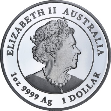Серебряная монета 1oz Год Мыши (Крысы) 1 доллар 2020 Австралия