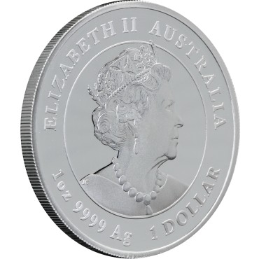 Срібна монета 1oz Рік Миші (Щура) 1 долар 2020 Австралія