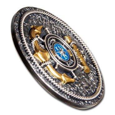 Срібна монета 2oz Якір 5 доларів 2019 Ніуе