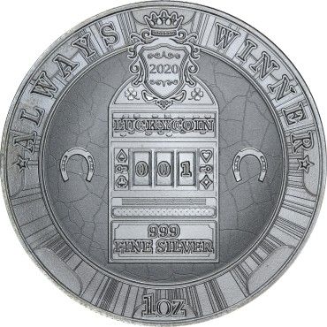 Срібна монета 1oz Завжди Переможець 2 долара 2020 Ніуе