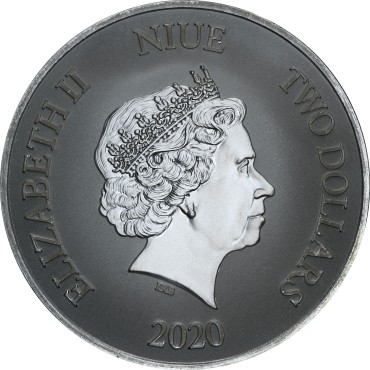Срібна монета 1oz Завжди Переможець 2 долара 2020 Ніуе