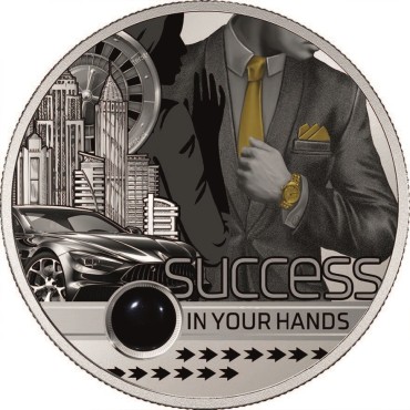 Срібна монета 1oz Успіх В Твоїх Руках 1000 франків 2020 Камерун