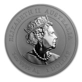 Серебряная монета 1oz Год Мыши 1 доллар 2020 Австралия (цветная)