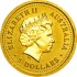 Золотая монета 1/20oz Год Обезьяны 5 долларов 2004 Австралия