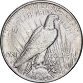 Серебряная монета Мирный Доллар 1 доллар 1922 США