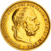 Золотая монета 10 Крон 1905 Австрия