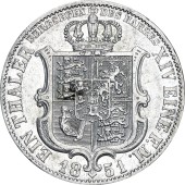 Серебряная монета 1 талер 1851 Ганновер