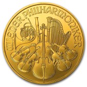 Золота монета 1oz Віденська Філармонія 100 євро 2002 Австрія