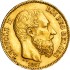Золота монета 20 франків 1867 Бельгія