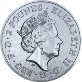 Срібна монета 1oz Біг Бен 2 фунта стерлінгів 2017 Великобританія