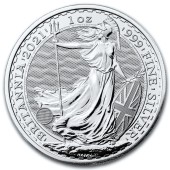 Серебряная монета 1oz Британия 2 английских фунта 2021 Великобритания