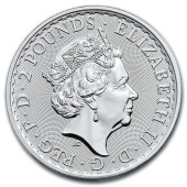 Срібна монета 1oz Британія 2 англійських фунта 2021 Великобританія