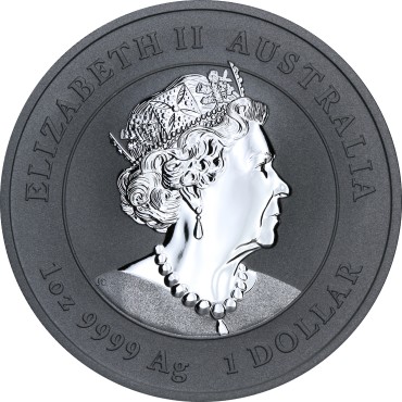Серебряная монета 1oz Год Быка 1 доллар 2021 Австралия