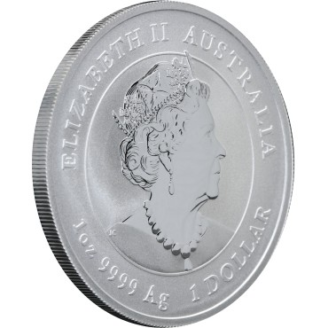 Серебряная монета 1oz Год Быка 1 доллар 2021 Австралия