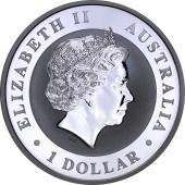 Серебряная монета 1oz Кукабарра 1 доллар 2016 Австралия