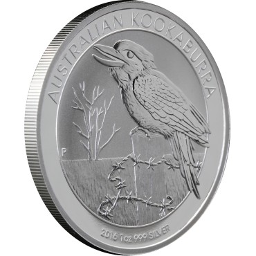 Срібна монета 1oz Кукабарра 1 долар 2016 Австралія