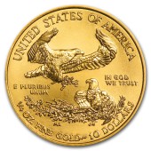 Золотая монета 1/4oz Американский Орел 10 долларов 2020 США